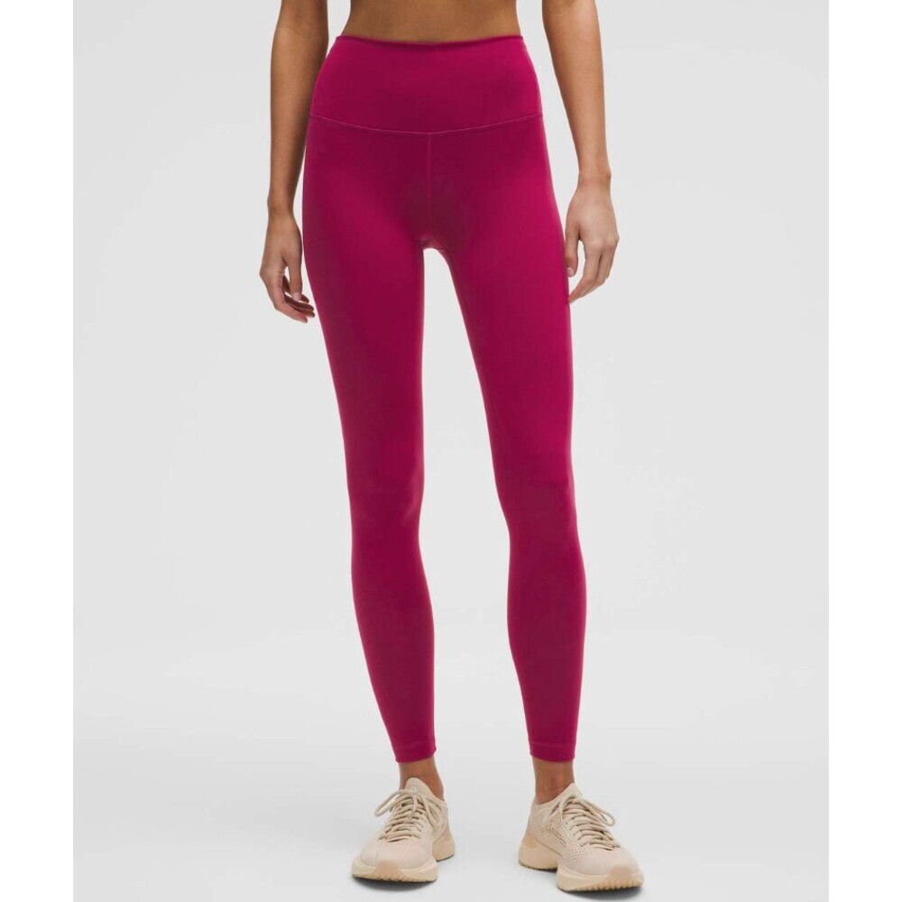 Lululemon Wunder Train High-Rise Tight 28" Magenta Smoke Size 6